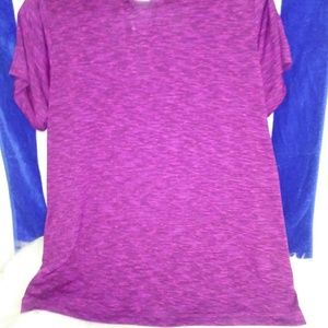 Spalding Tops - Spalding Purple V- neck Top Size 1X Spalding Tops - Spalding Purple V- neck Top Size 1X